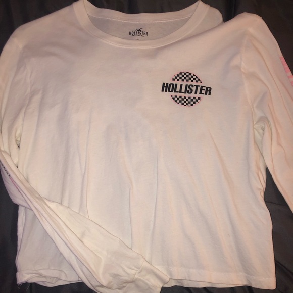 hollister white long sleeve - Picture 1 of 3